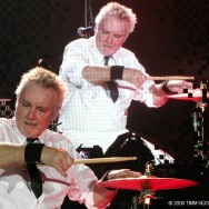 Roger Taylor on the drums