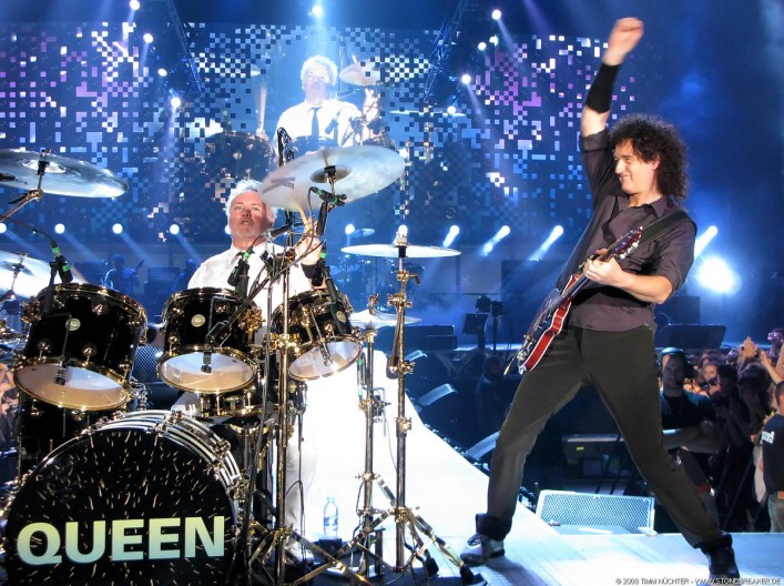 Roger Taylor and Brian May of Queen