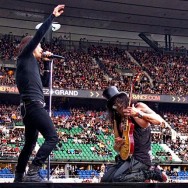 Myles Kennedy and Slash at the Stade de France