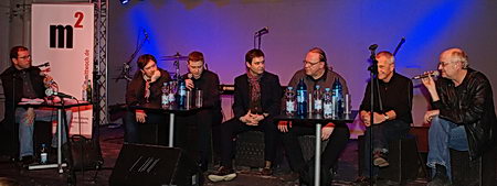 Das Podium des MedienMittwochs vom 9. März 2011